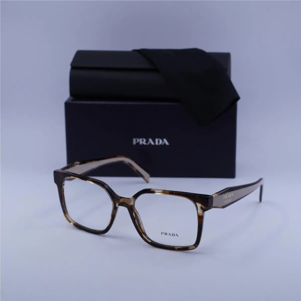 Prada PRB03V 07R1O1 Havana Caramel 54mm Eyeglasses