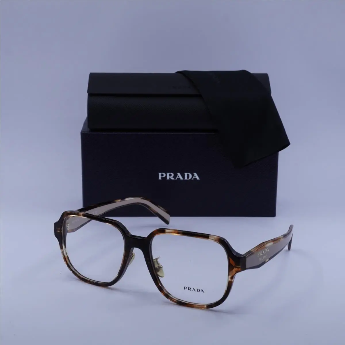 Prada PRB07VD 07R1O1 Havana Caramel 56mm Eyeglasses
