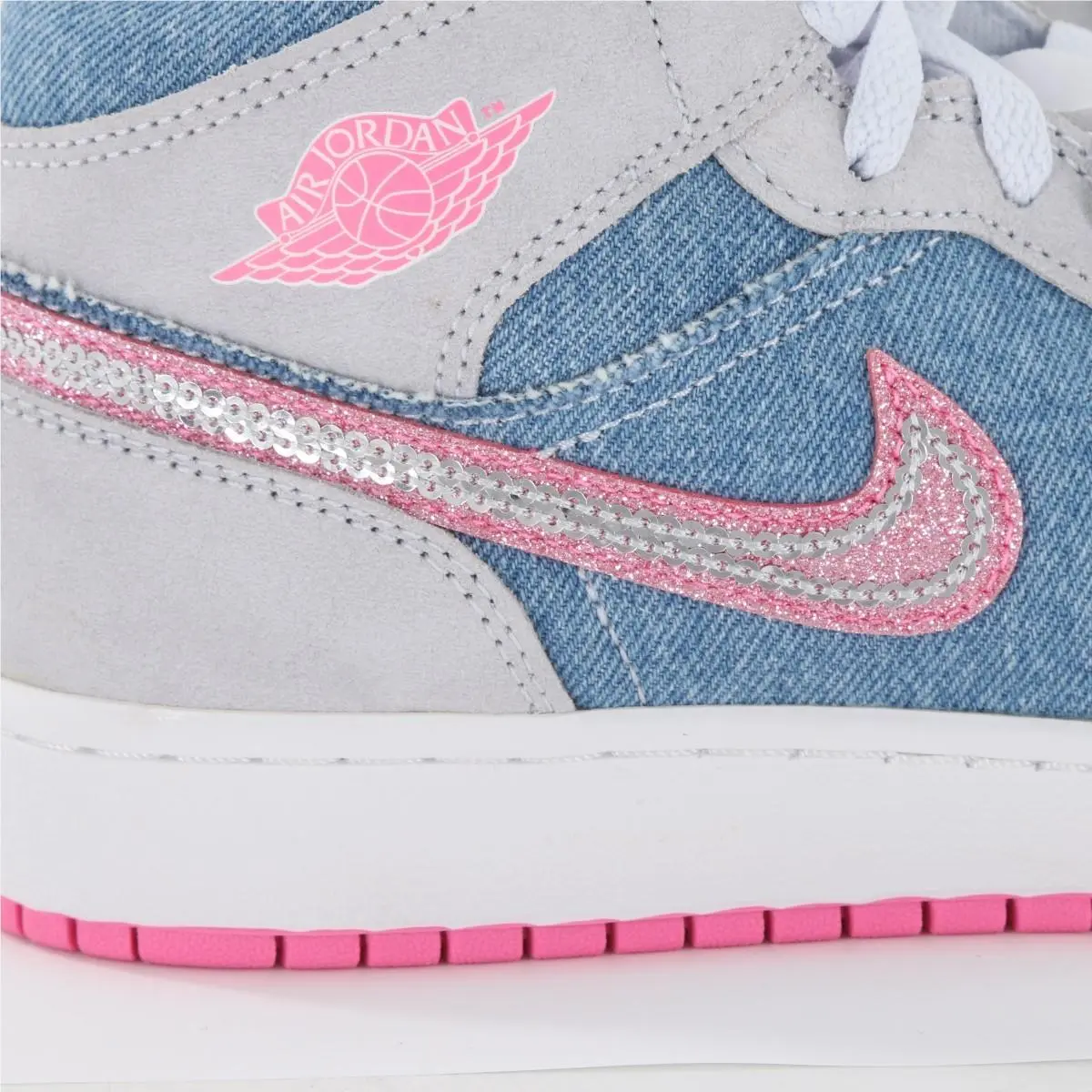 Nike shoes - AIR JORDAN 1 MID SE - HQ1999 400 - Blue 6