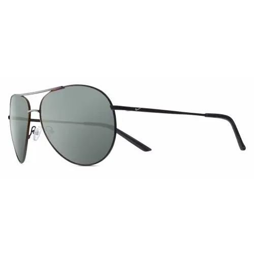 Chance-M-016 Unisex Pilot Polarized Sunglasses Black Grey 61 mm 4 Options Smoke Grey Polar by Nike