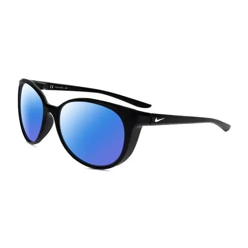 Essence CT8234 Unisex Designer Polarized Sunglasses Black White 56 mm 4 Opt Blue Mirror Polar by Nike