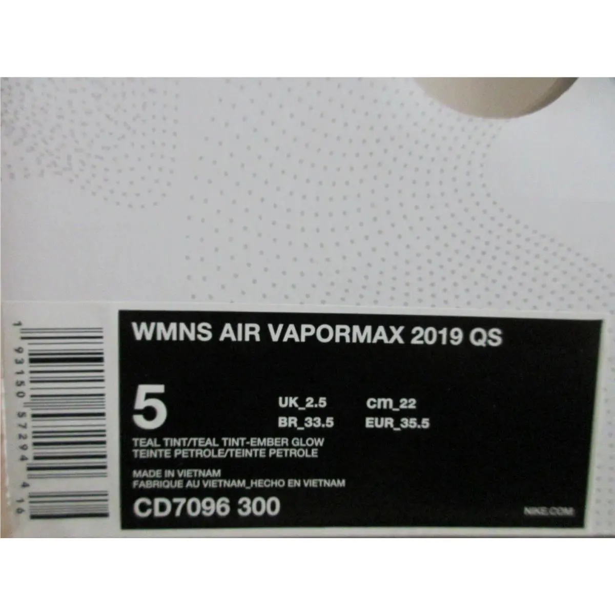 Nike shoes - Nike Air VaporMax 2019 - Air VaporMax - CD7096-300 - Multicolor (UPC: 193150572944) 3