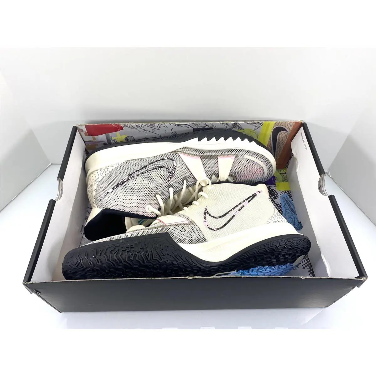Nike shoes - Nike Kyrie 7 - Kyrie - CZ0141-100 - Pale Ivory/Chlorine Blue-Black 9