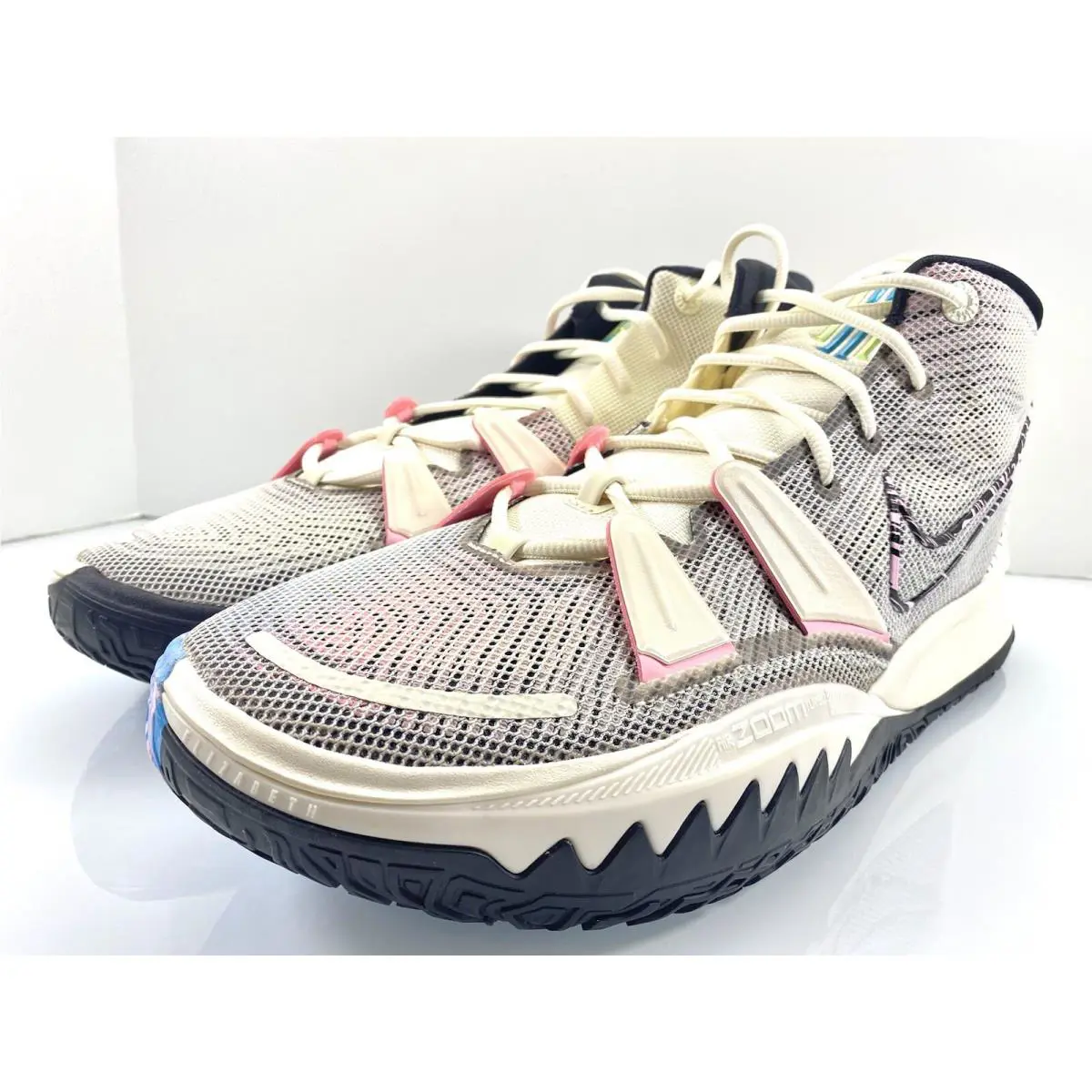 Nike shoes - Nike Kyrie 7 - Kyrie - CZ0141-100 - Pale Ivory/Chlorine Blue-Black 4