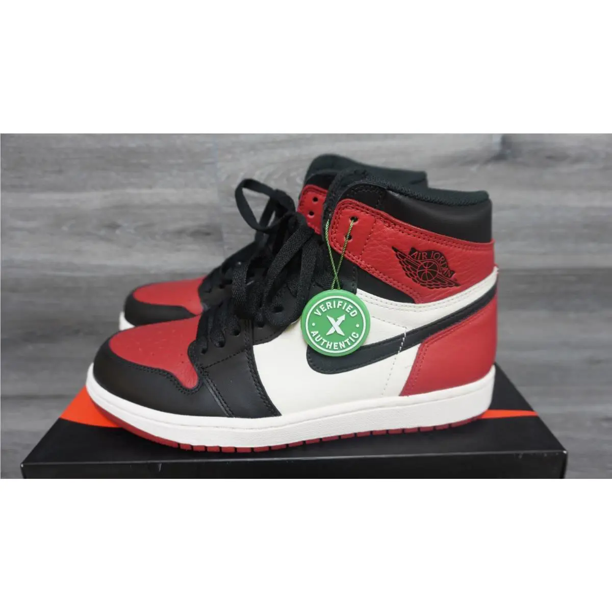 Nike shoes - Air Jordan 1 - Air - 555088-610 - Red (UPC: 884802896319) 2