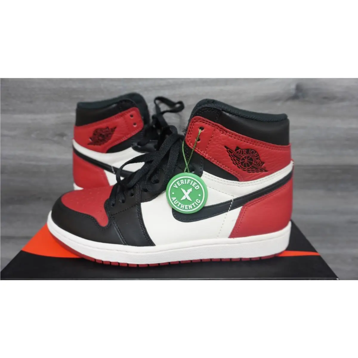 Nike shoes - Air Jordan 1 - Air - 555088-610 - Red (UPC: 884802896319) 5