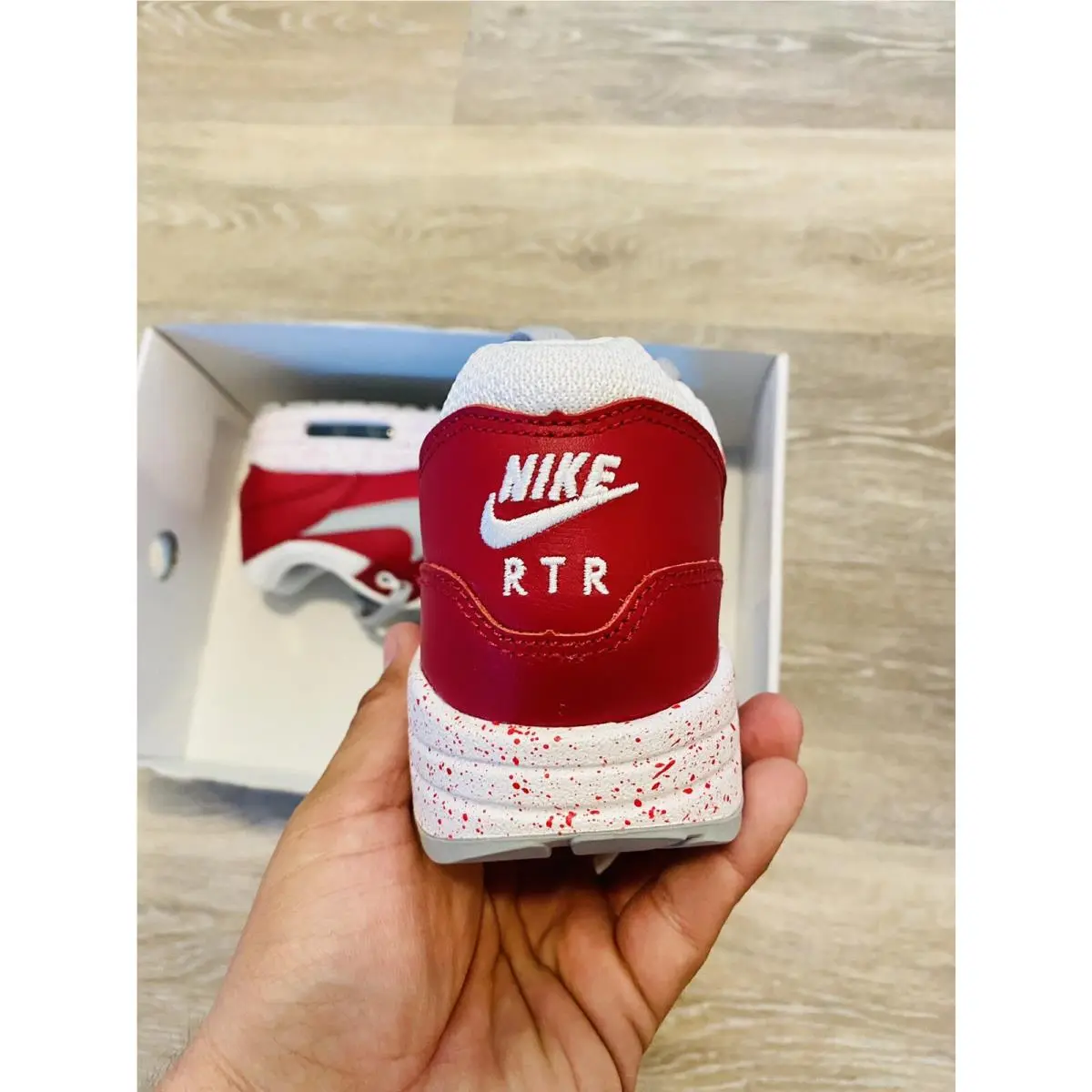 Nike shoes - Nike Air Max 1 - Air Max - 943757-901 - Red-White-Grey 0