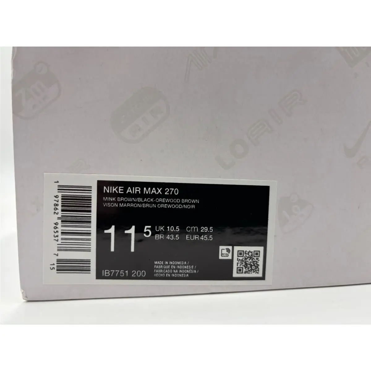 Nike shoes - Nike Air Max 270 - Air Max - IB7751-200 - Brown 9