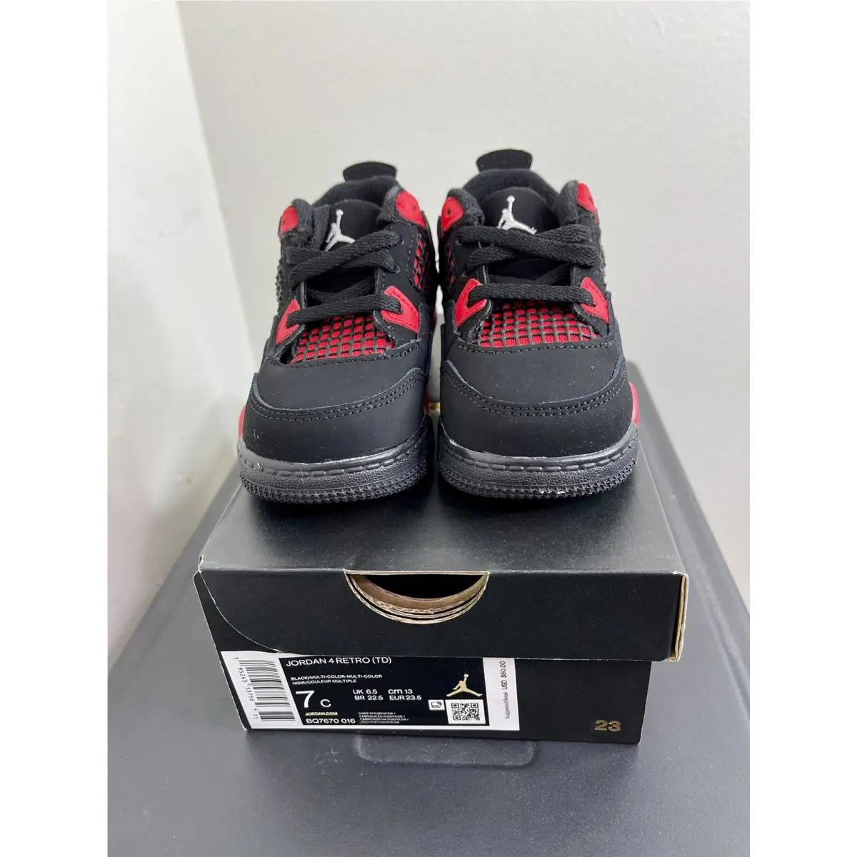 Nike shoes - Air Jordan 4 - Air - BQ7670-016 - Red 0