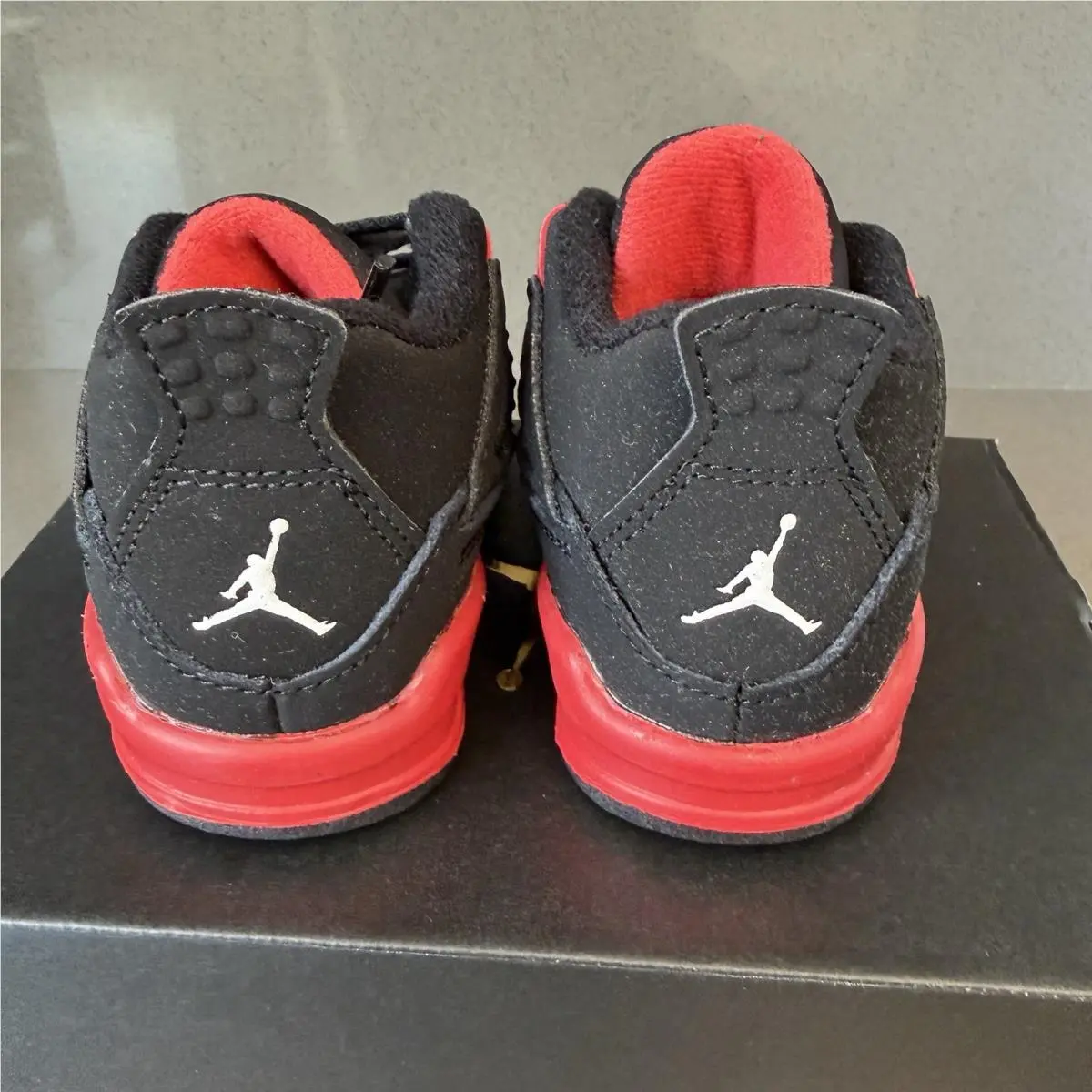 Nike shoes - Jordan 4 Retro (TD) - Retro - BQ7670 016 - Black, Red 3