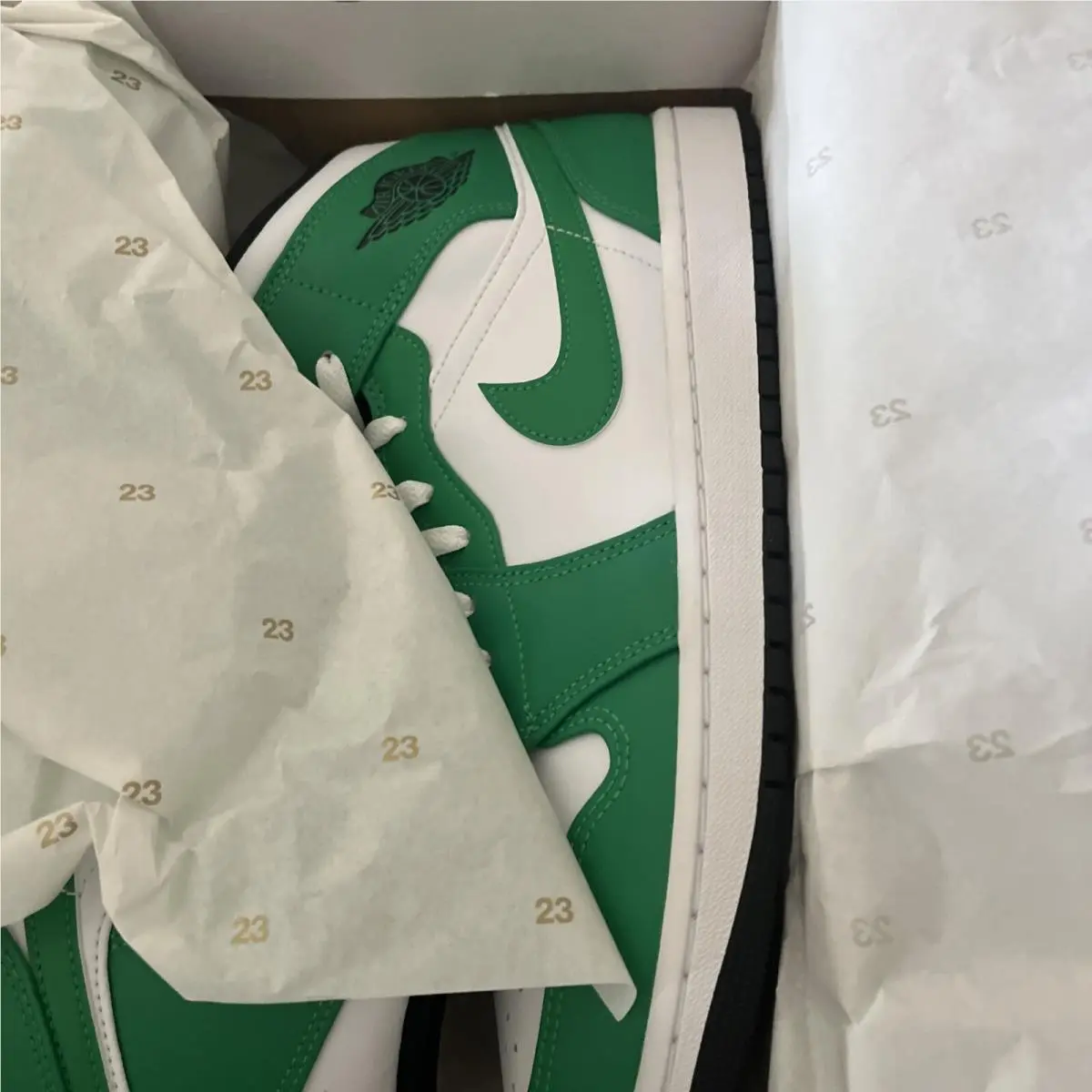 Nike shoes - Nike Air Jordan Mid - Air Mid - DA8426-301 - White, Green (UPC: 196604816908) 3