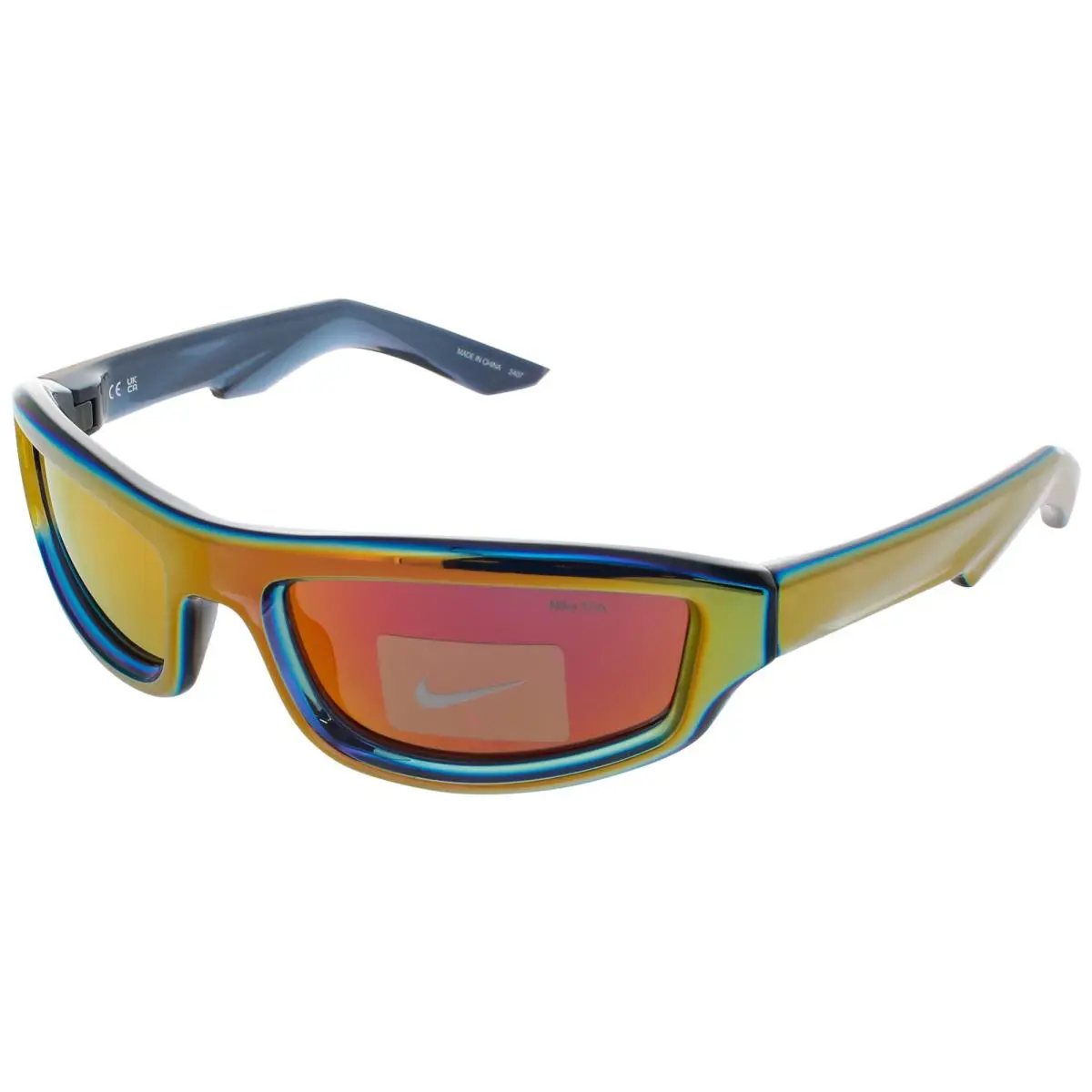 Nike Lucent Flash EV24050 891 Sunglasses Orange Mirror Frame Orange Lens 56 mm - Frame: Orange, Lens: Orange