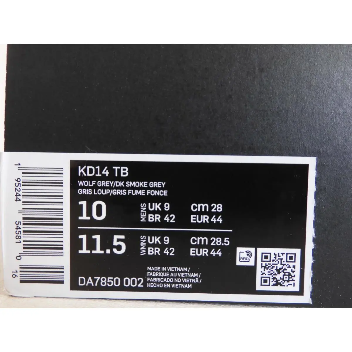 Nike shoes - Nike KD14 - Gray (UPC: 195244545810) 3