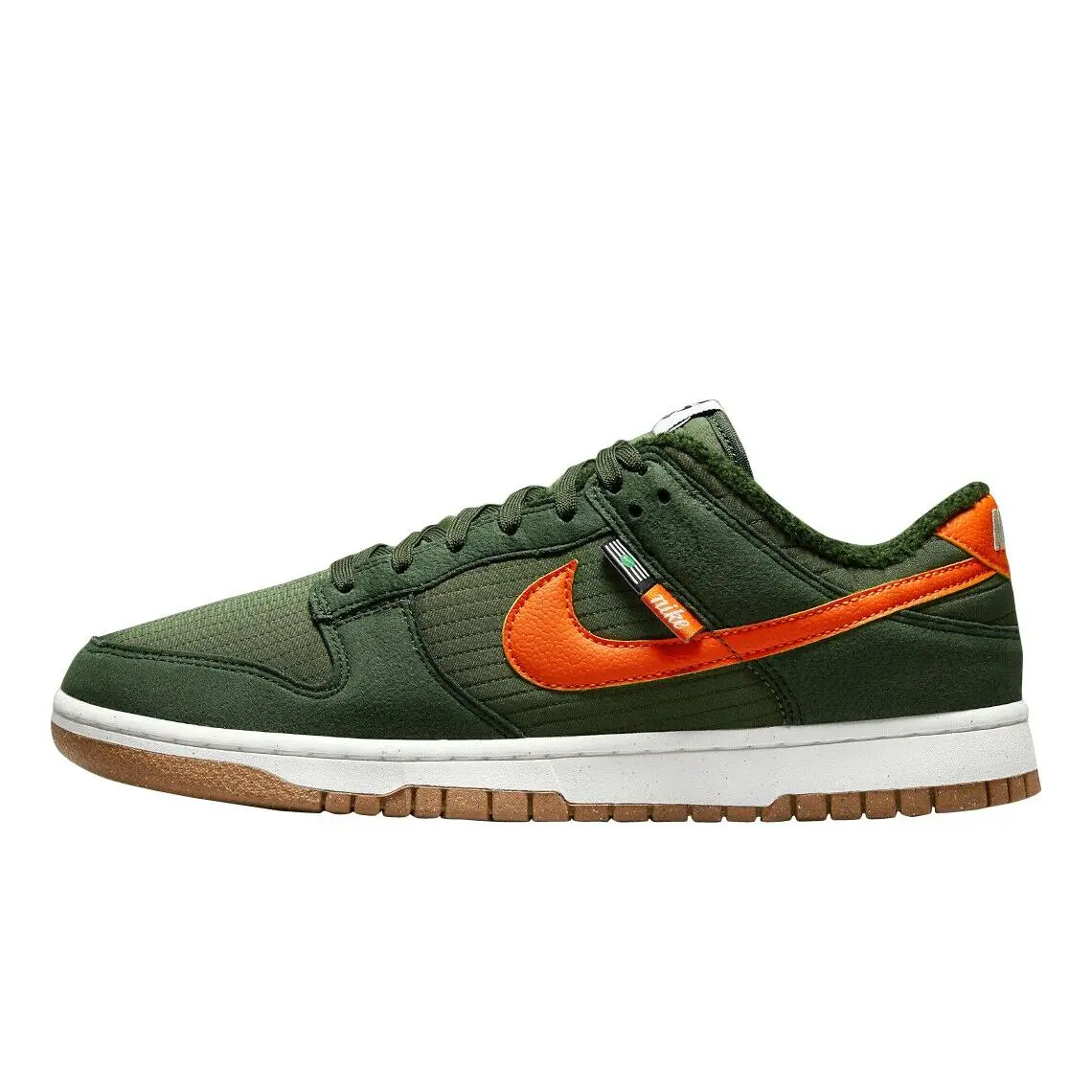 Big Kid`s Nike Dunk Low SE Sequoia/orange-medium Olive DC9561 300 - 5