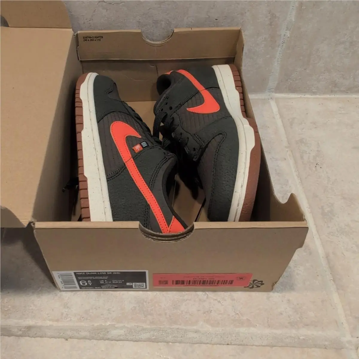 Nike shoes - Nike Dunk Low - Dunk Low - DC9561-300 - Sequoia/Orange-Medium Olive 8