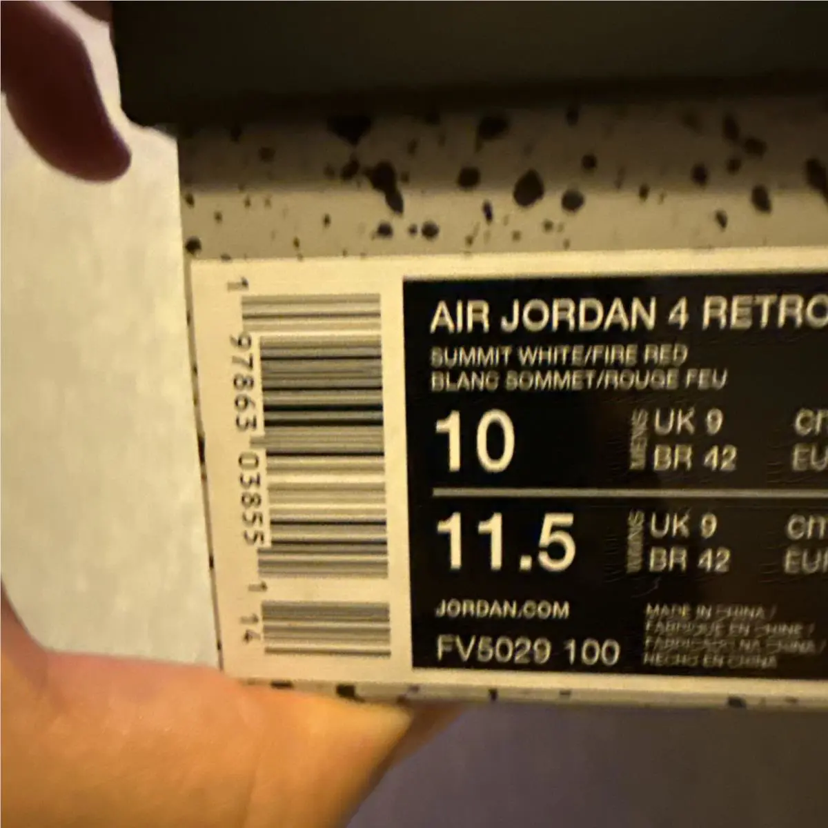 Nike shoes - Air Jordan Retro IV - Air Retro - Summit White/Fire Red 5