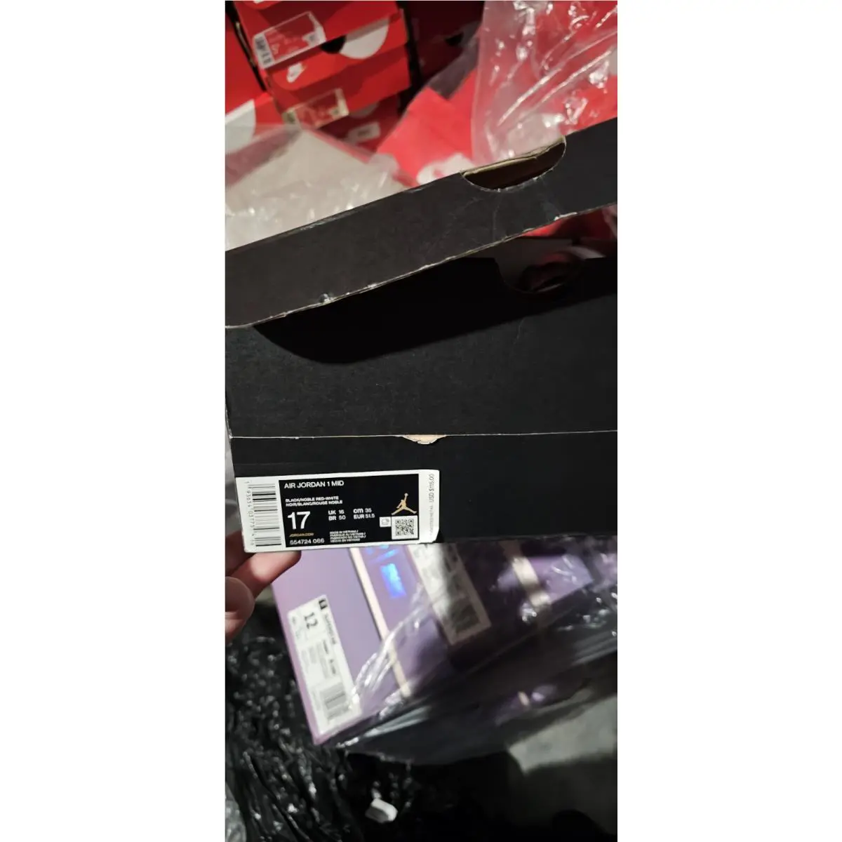 Nike shoes - Jordan 1 - 554724066 - Noble Red 11