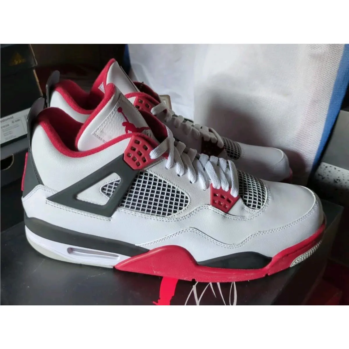 Nike shoes - Air Jordan 4 - Air - 308497-110 - White 0