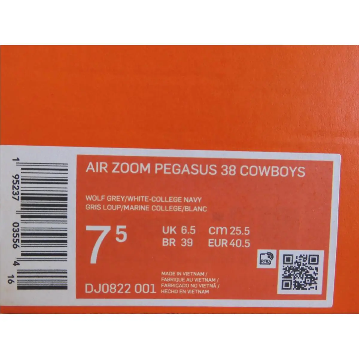 Nike shoes - Nike Air Zoom Pegasus 38 - Gray (UPC: 195237035564) 3