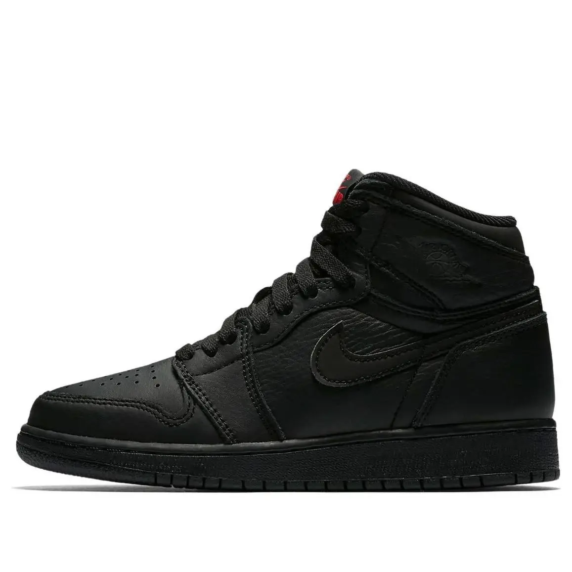 Nike Air Jordan 1 Retro High OG Black/red 575441-022 Youth Size 5.5y - Black