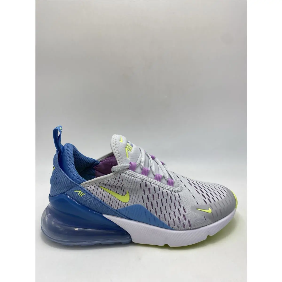 Nike shoes - Nike Air Max 270 Pure Platinum Rush Fuchsia Blue (GS) - IB4401-043 - blue 0