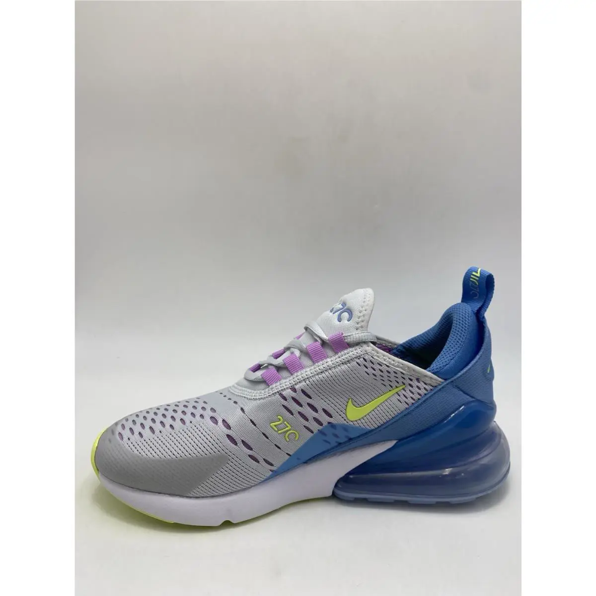 Nike shoes - Nike Air Max 270 Pure Platinum Rush Fuchsia Blue (GS) - IB4401-043 - blue 1