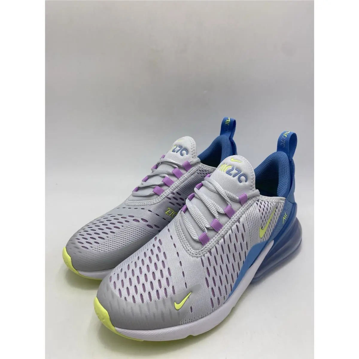 Nike shoes - Nike Air Max 270 Pure Platinum Rush Fuchsia Blue (GS) - IB4401-043 - blue 2