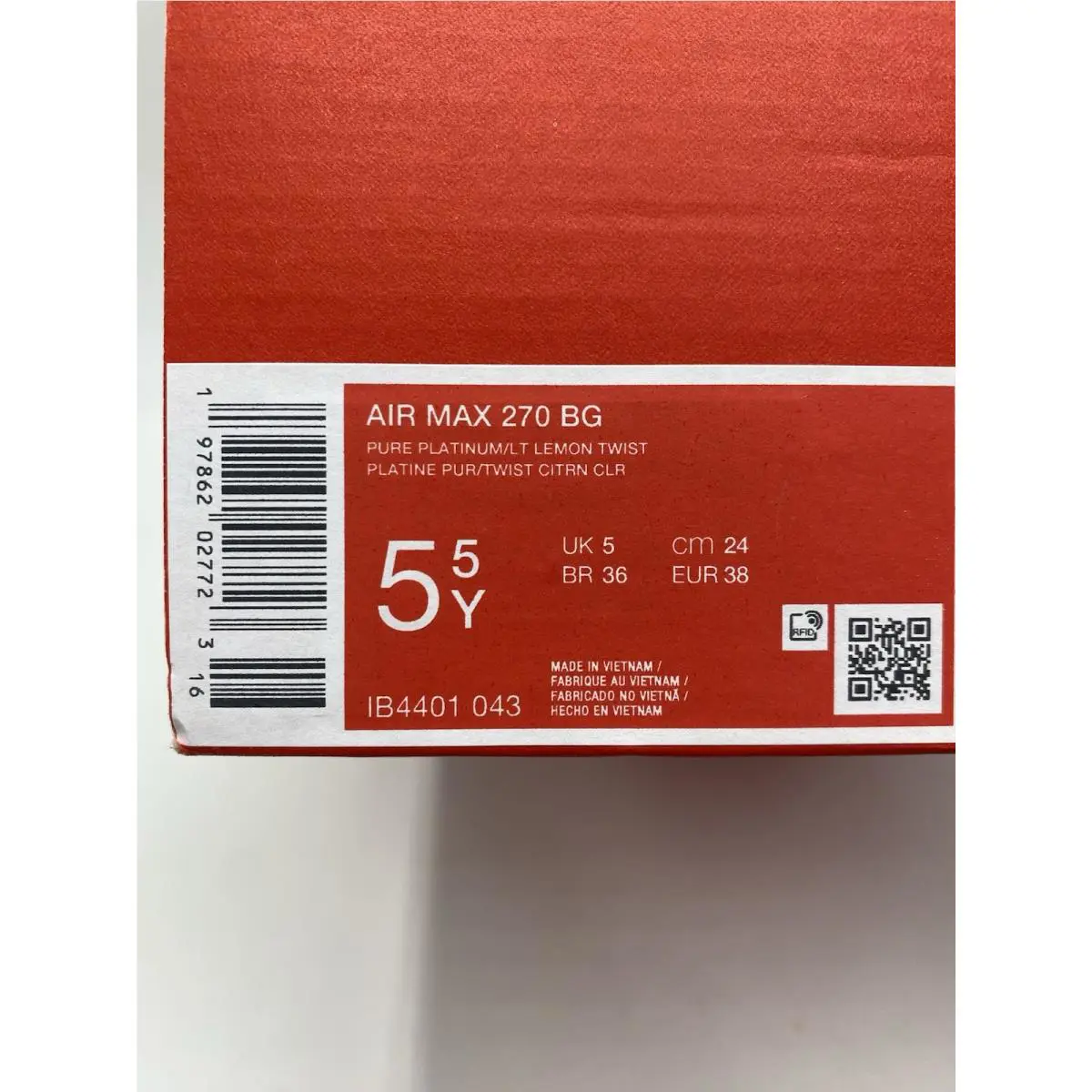 Nike shoes - Nike Air Max 270 Pure Platinum Rush Fuchsia Blue (GS) - IB4401-043 - blue 6