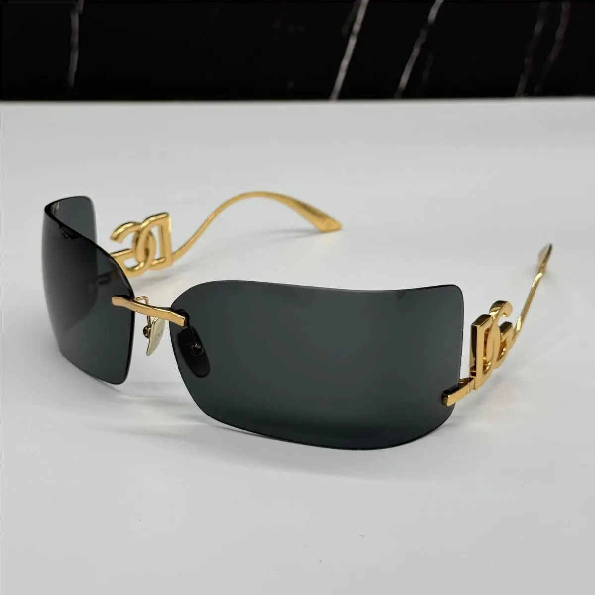 Dolce Dolce&gabbana DG2319 02/87 Gabbana DG2319 02/87 Gold/black Sunglasses DG2319 0287 Eyewear