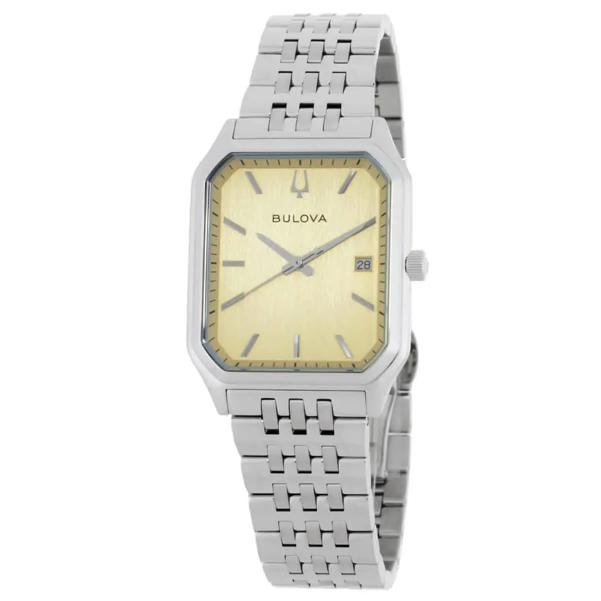 Bulova We Are All Here Yellow Dial Men`s Watch 96B471