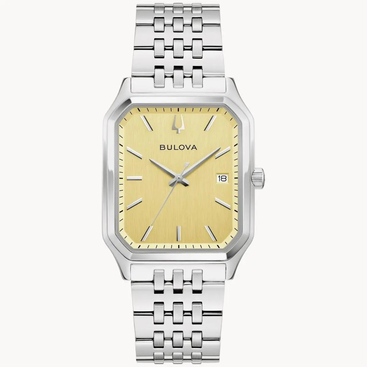 Tony Bennet We Are All Here Champagne Steel Watch 96B471 by Bulova