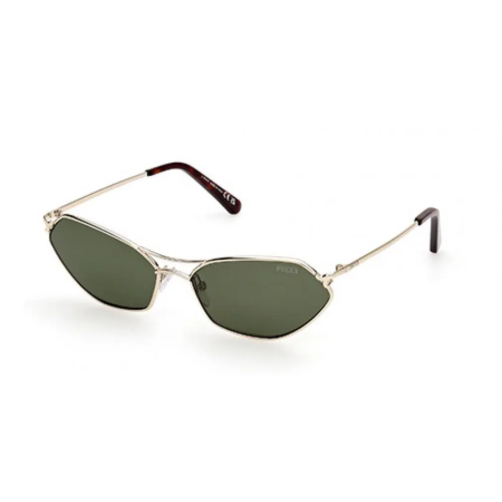 Emilio Pucci EP 0224 Sunglasses 32N Shiny Pale Gold