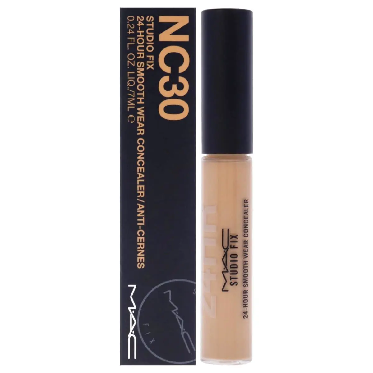 Mac Cosmetics Cranberry Skin Foundation Concealer Long Lasting Buildable Coverage 0.24 Ounce - Cranberry