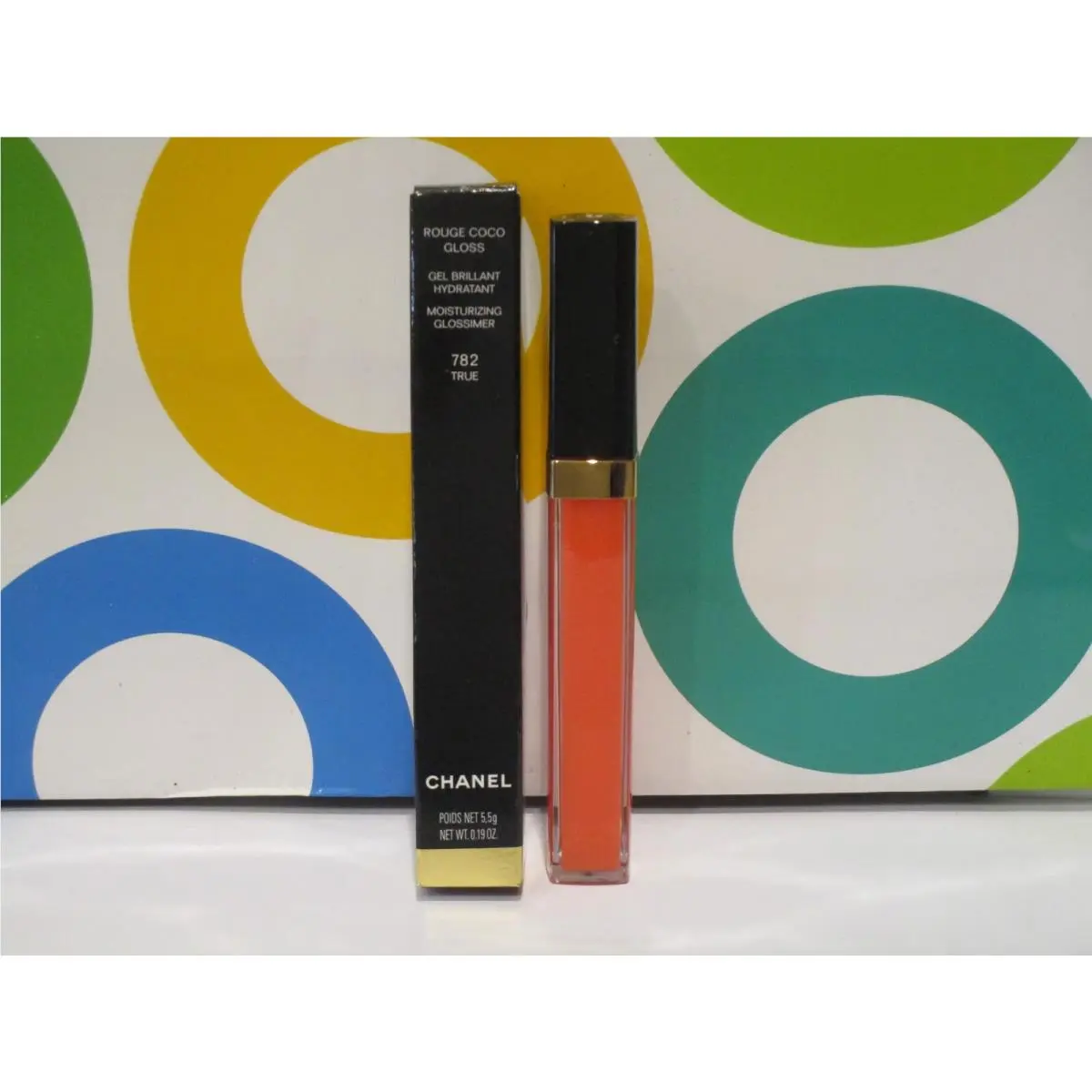 Chanel ~ Rouge Coco Gloss Moisturizing Glossimer ~ Rouge Coco Gloss Moisturizing Glossimer 782 True 0.19 OZ