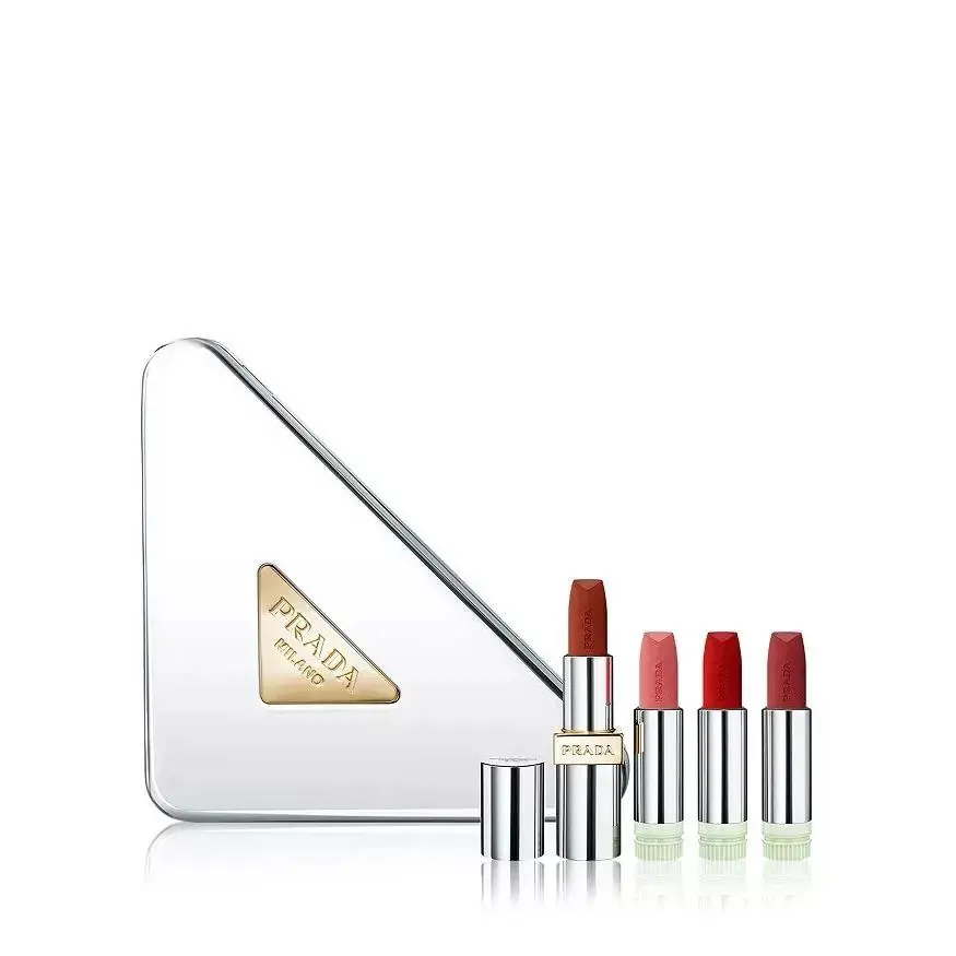 Prada Beauty Monochrome Clutch Limited Edition Lipstick Gift Set 2024