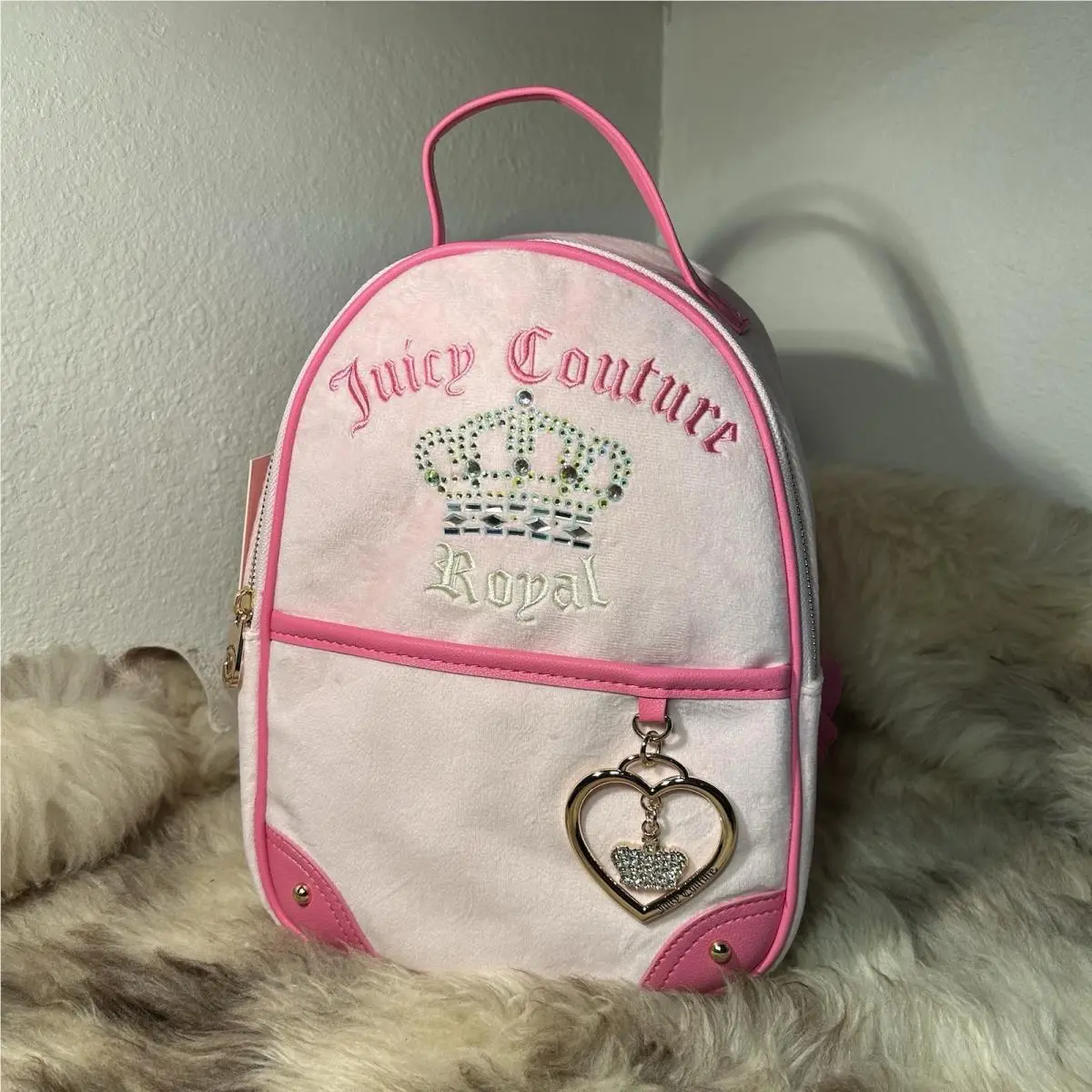 Juicy Couture Kingdom Medium Backpack - Light Pink