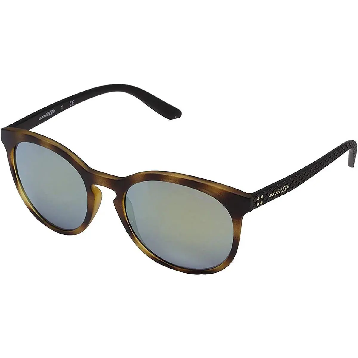 Adult Chenga R Matte Havana/emerald Iridium 56mm Sunglasses by Arnette