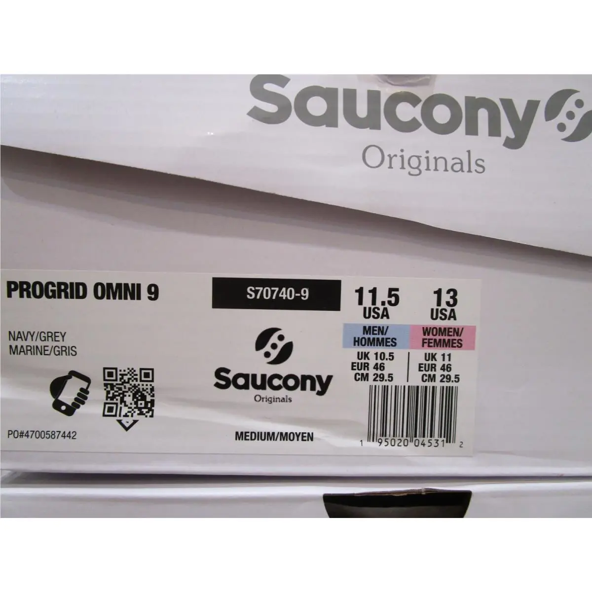 Saucony shoes - Saucony Progrid Omni 9 - Progrid Omni - S70740-9 - Navy/Omni 4