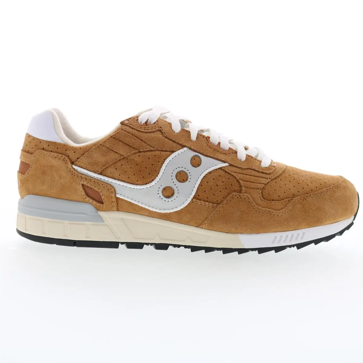 Saucony Shadow 5000 S70778-2 Mens Brown Suede Lifestyle Sneakers Shoes 14