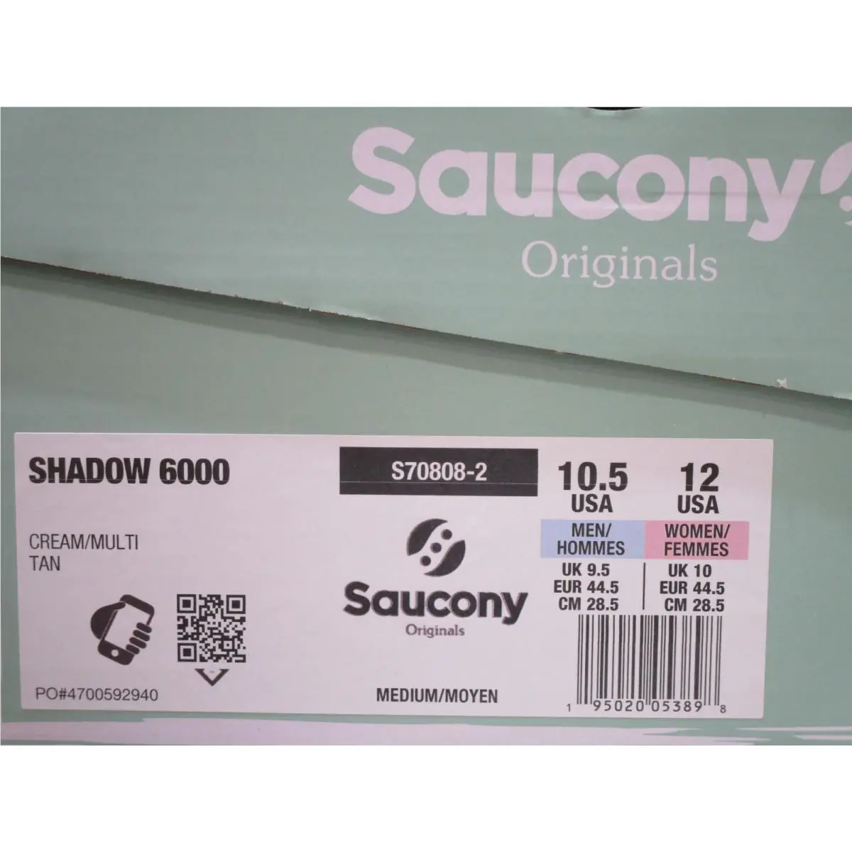 Saucony shoes - Saucony Shadow 6000 - Shadow - S70808-2 - Cream/Multi 4