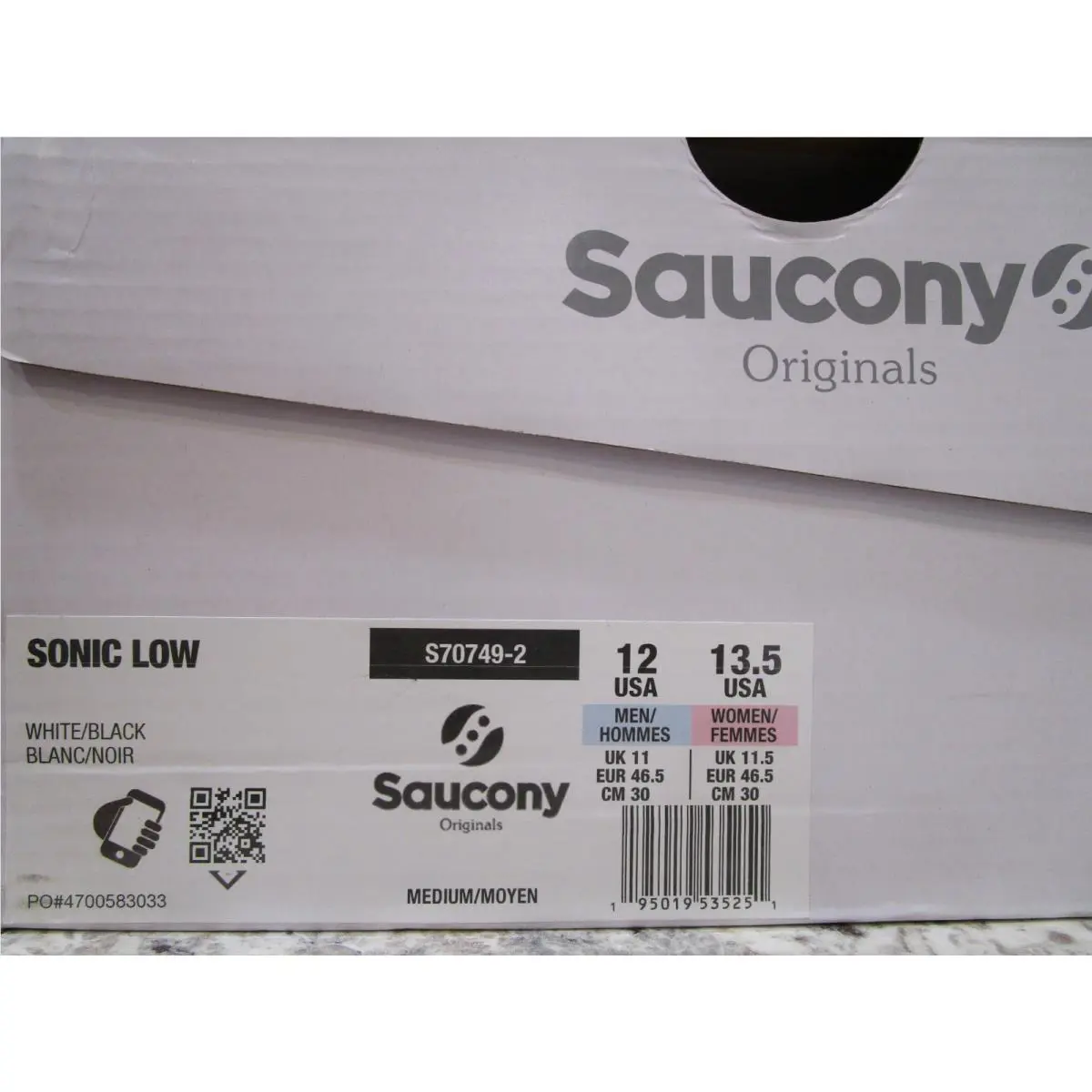 Saucony shoes - S707492 - S70749-2 - White/Black 4