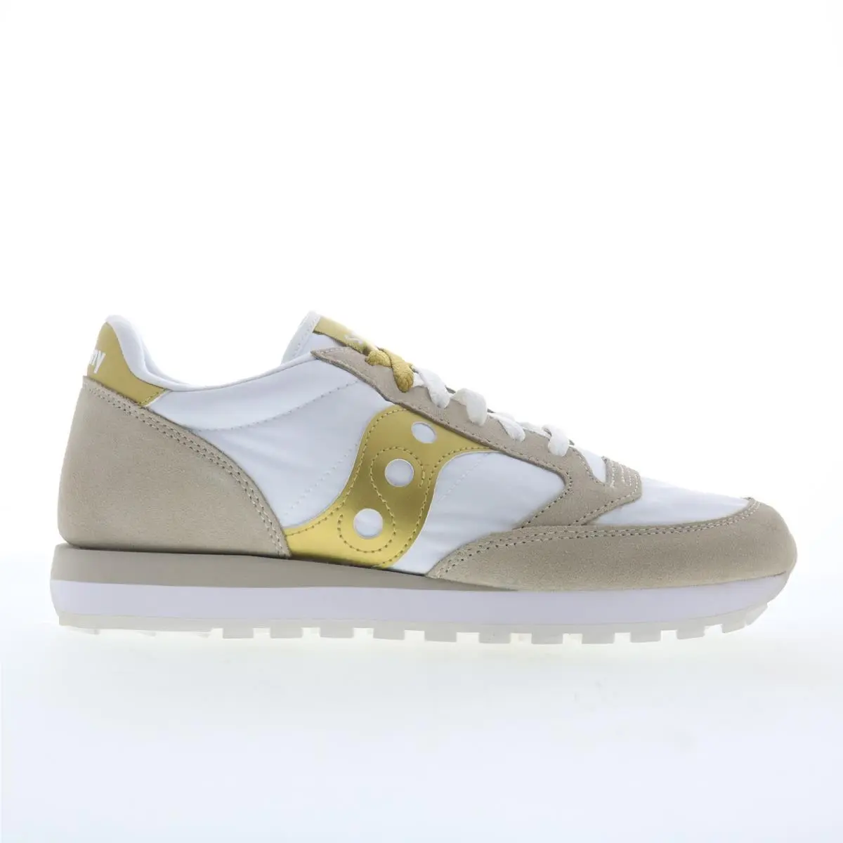 Saucony Jazz Original Jazz S1044-611 Womens White Suede Lifestyle Sneakers Shoes 11