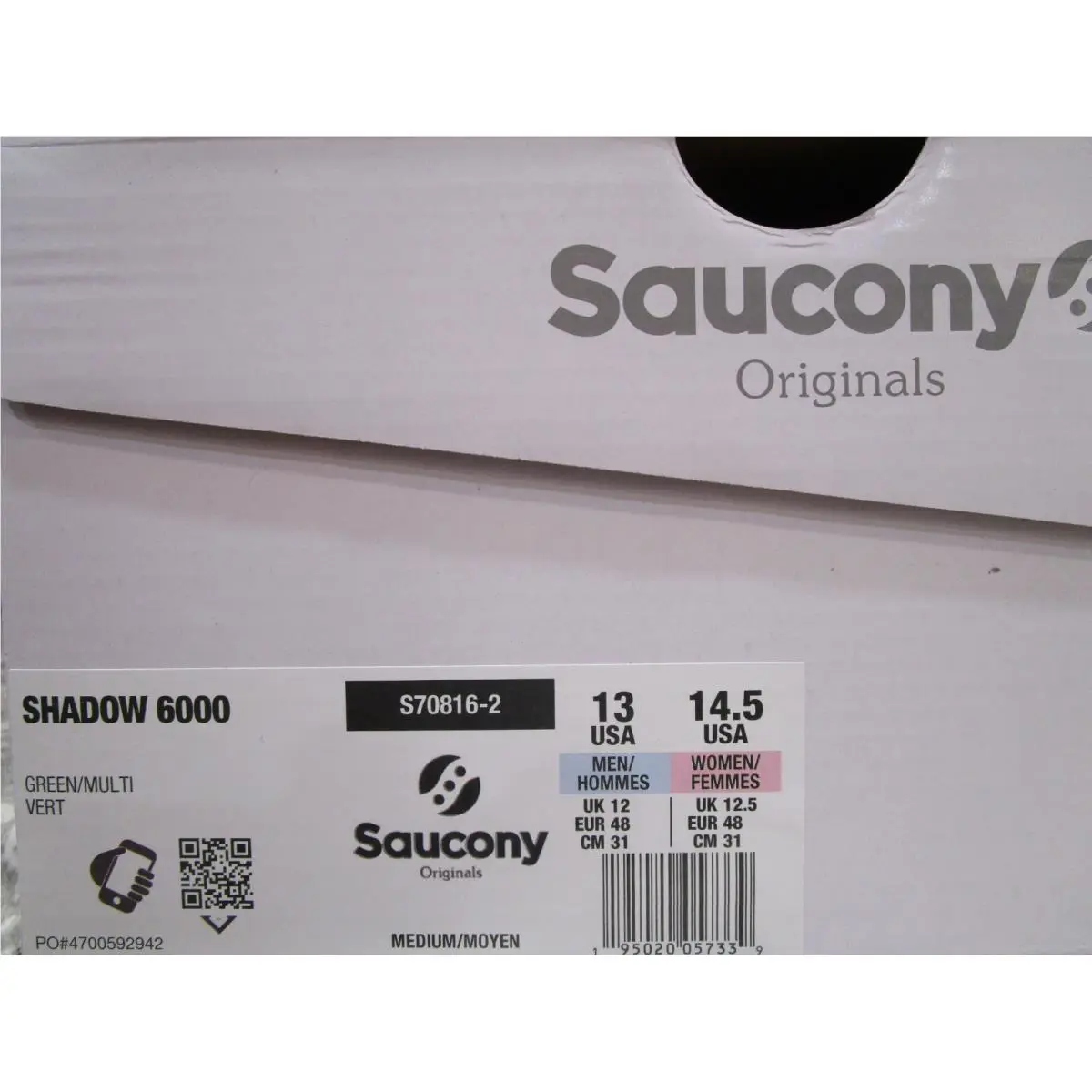 Saucony shoes - Saucony Shadow 6000 - Shadow - S70816-2 - Green/Multi 4