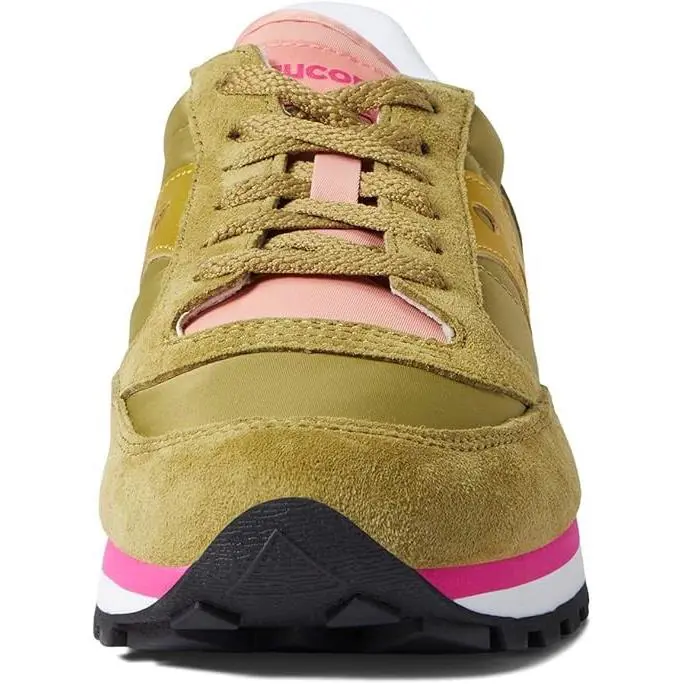 Saucony shoes - Saucony Jazz - Jazz - OLIVE/GOLD/PINK - U45 - S60530-23 2