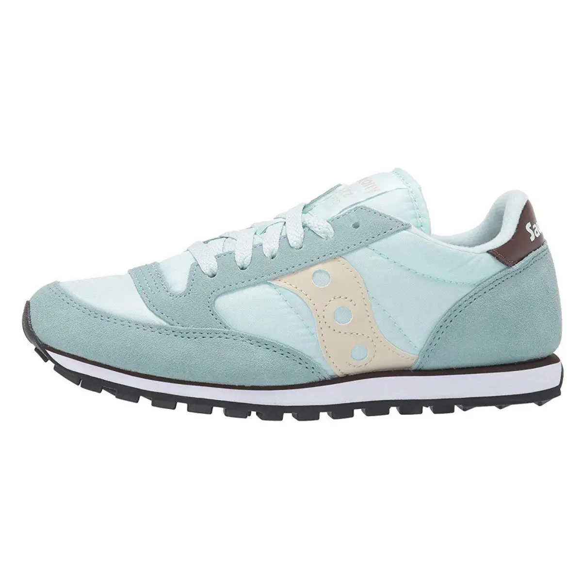 Saucony Jazz Lowpro Sneakers Trainers Women Shoes Light Blue/brown Size 10 - Light Blue/Brown - U40 - S1866-290