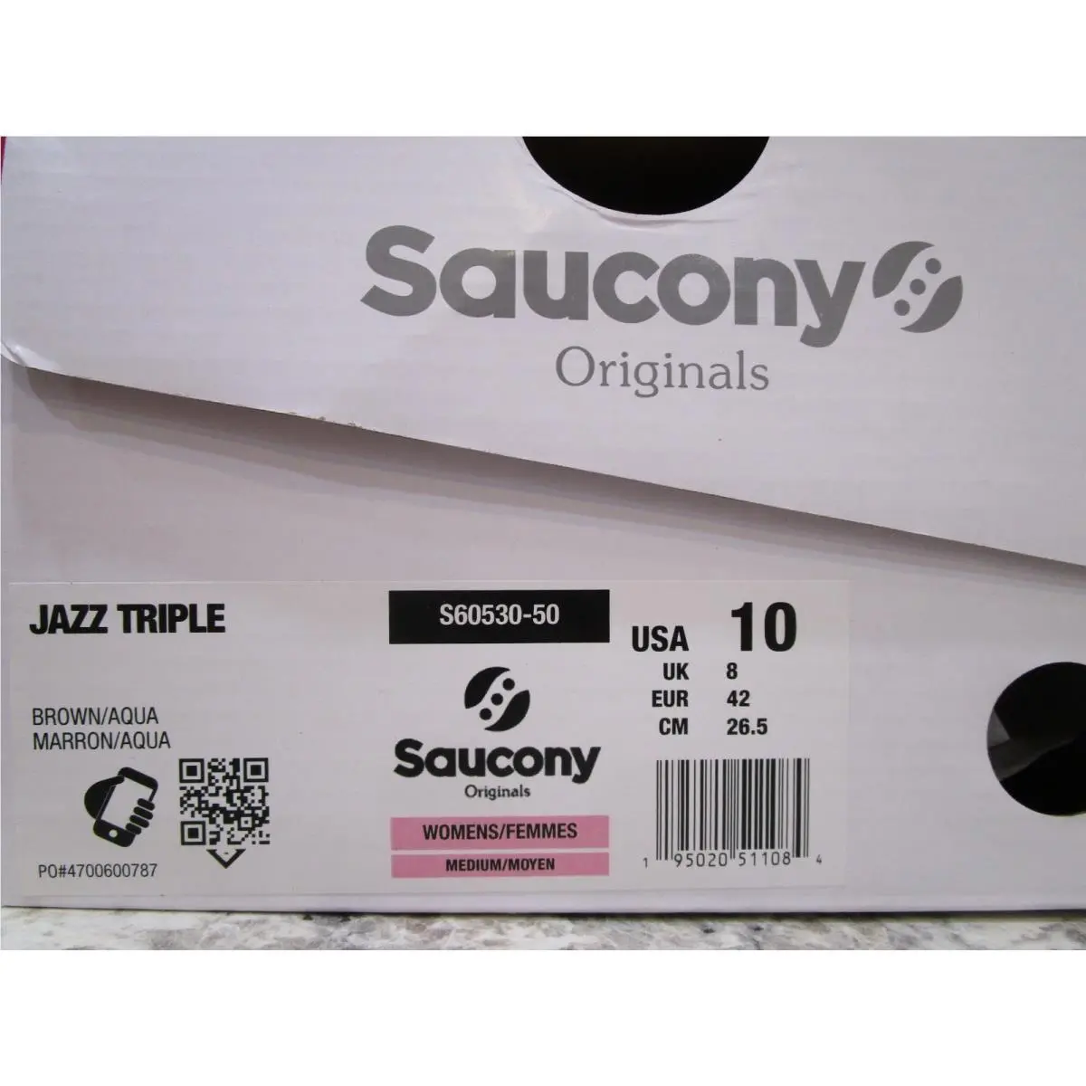 Saucony shoes - Saucony Jazz - Jazz - S60530-50 - Bwown/Aqua 4