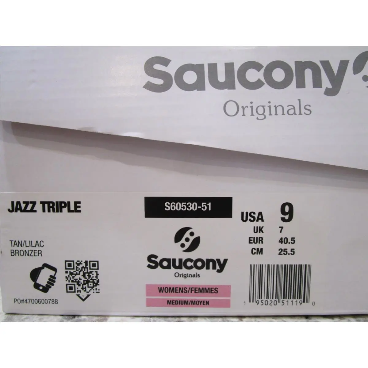 Saucony shoes - Saucony Jazz - Jazz - S60530-51 - Tan/Lilac 4