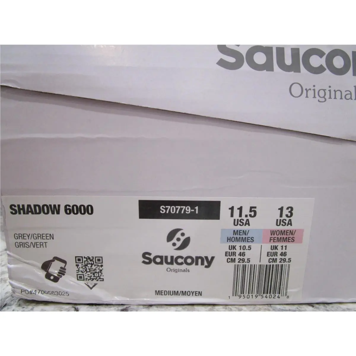 Saucony shoes - Saucony Shadow 6000 - Shadow - S70779-1 - Grey/Green 4