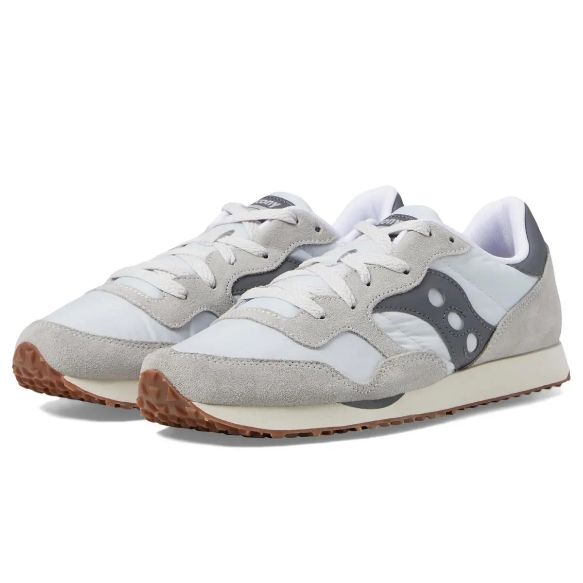Saucony Dxn Trainer Grey/dark Grey Men`s 13 Medium - Grey/Dark Grey