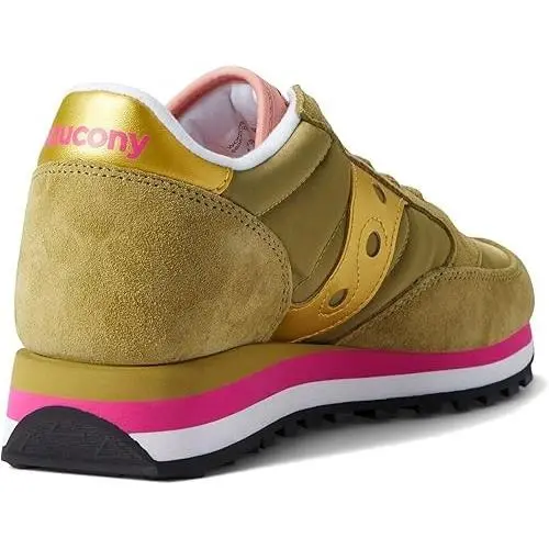 Saucony shoes - Saucony Jazz - Jazz - OLIVE/GOLD/PINK - U45 - S60530-23 5